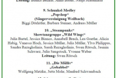 Programm 1. Halbzeit