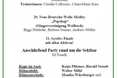 Programm 2. Halbzeit